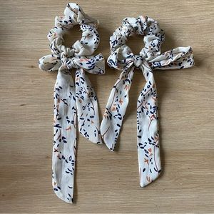 ‼️ANDI Floral Long Bow Scrunchies‼️